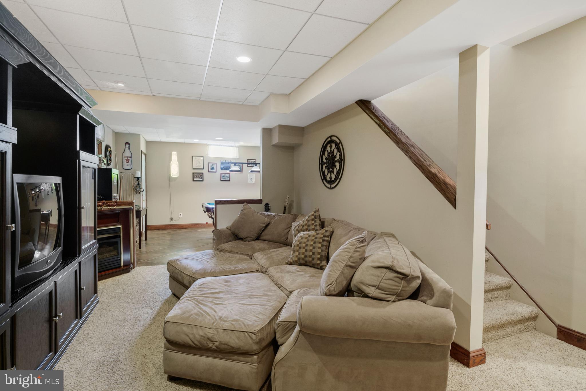 22 Sunset Road Blackwood, NJ 08012 - Photo 31 of 64 Lower level family room with gas fireplace