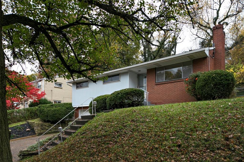 112 Washington Road Forest Hills, PA 15221 - Photo 22 of 24 Beautiful Front View with Snap Shot of Secluded Back Yard to Right