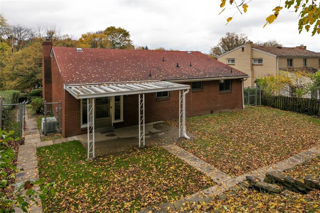 112 Washington Road Forest Hills, PA 15221 - Photo 4 of 24 View of Back Covered, Concrete Patio