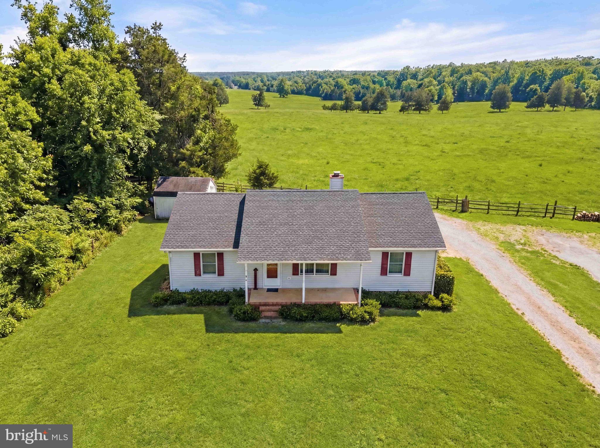 11576 Walters Road Orange, VA 22960 - Photo 2 of 61 a aerial view of a house with a garden and lake view