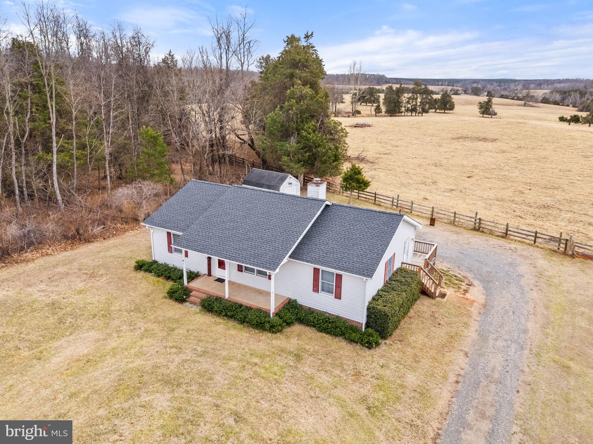 11576 Walters Road Orange, VA 22960 - Photo 56 of 61 a aerial view of a house with outdoor space and ocean view