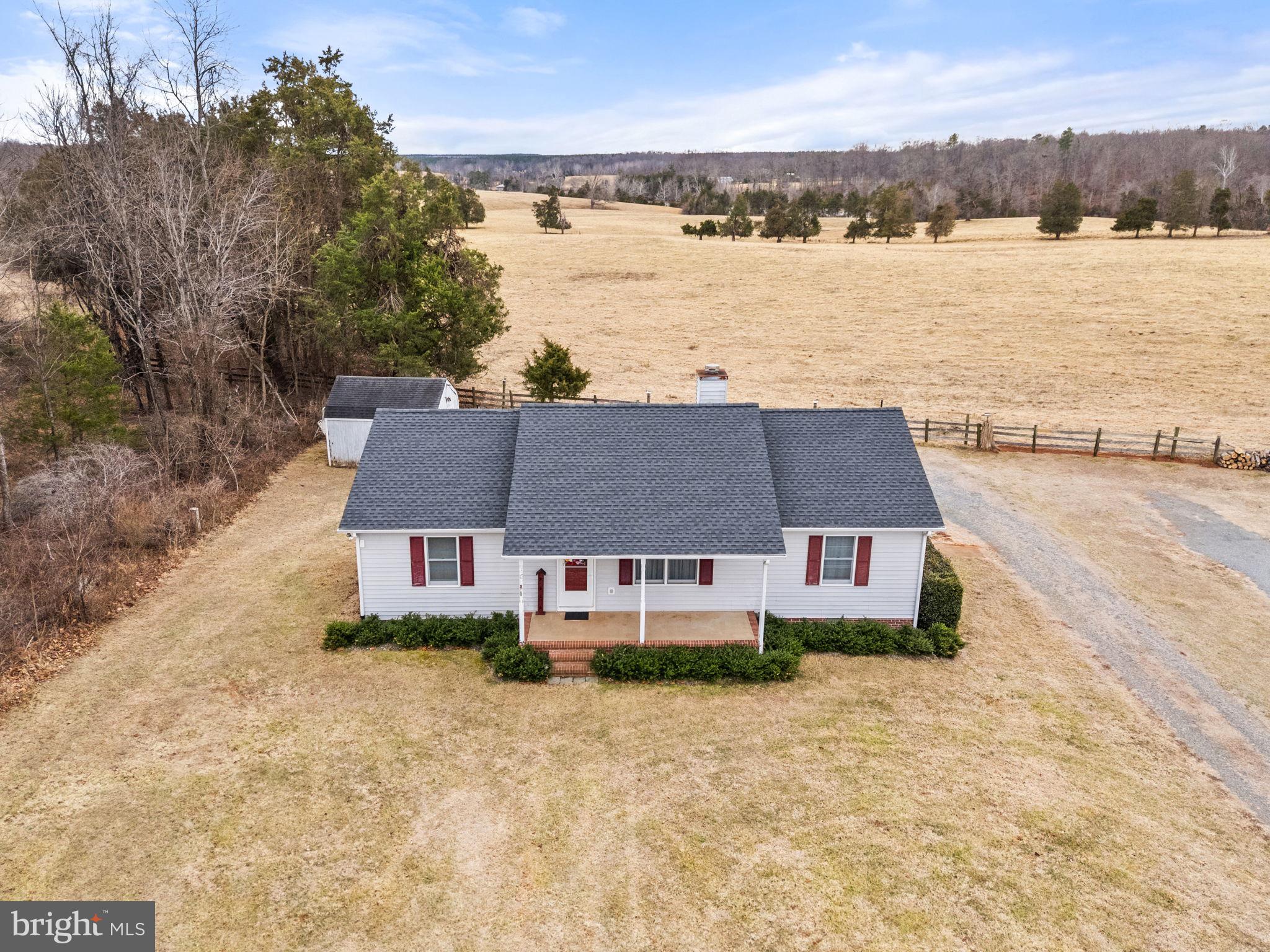 11576 Walters Road Orange, VA 22960 - Photo 57 of 61 a aerial view of a house with a lake view