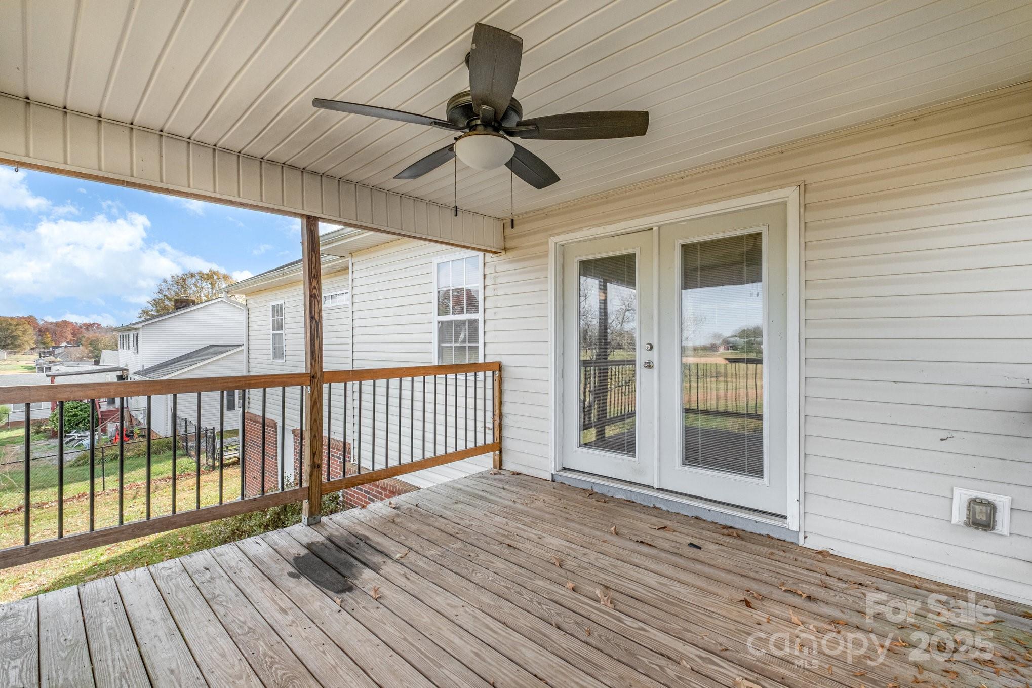 4980 Forest Ridge Drive Hickory, NC 28602 - Photo 30 of 35 a view of a balcony with wooden floor