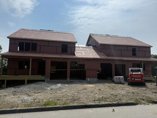 a view of a car garage