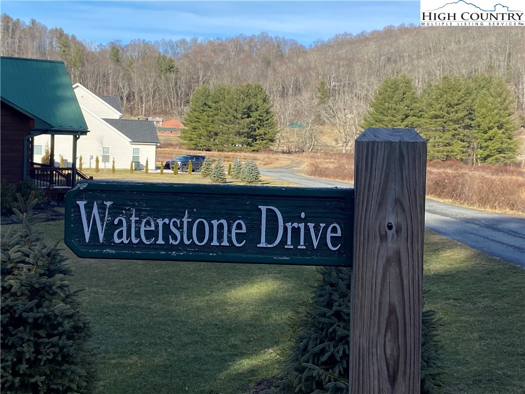 Waterstone Drive Boone, NC 28607 - Photo 11 of 14 a view of outdoor space with sign board
