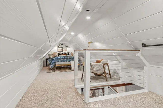 a room with furniture