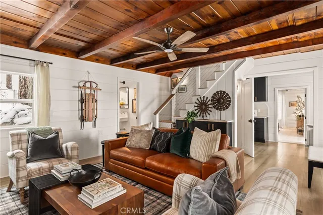 a outdoor living with furniture