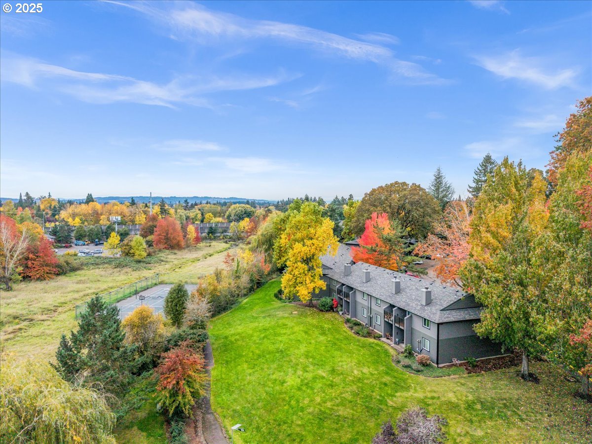 12612 Northwest Barnes Road, Unit 6 Portland, OR 97229 - Photo 27 of 40 an aerial view of residential house with outdoor space