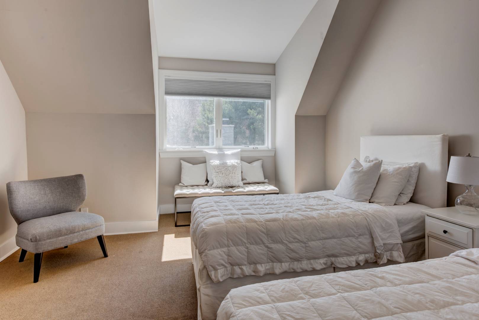 14 Aelfie's Way Bridgehampton, NY 11932 - Photo 8 of 13 a bedroom with a bed and window