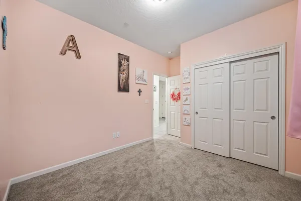 a view of a livingroom with an empty space