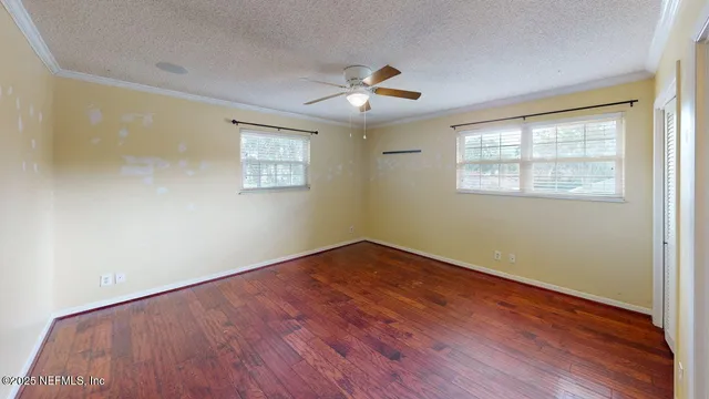 a view of a swimming pool with an outdoor space
