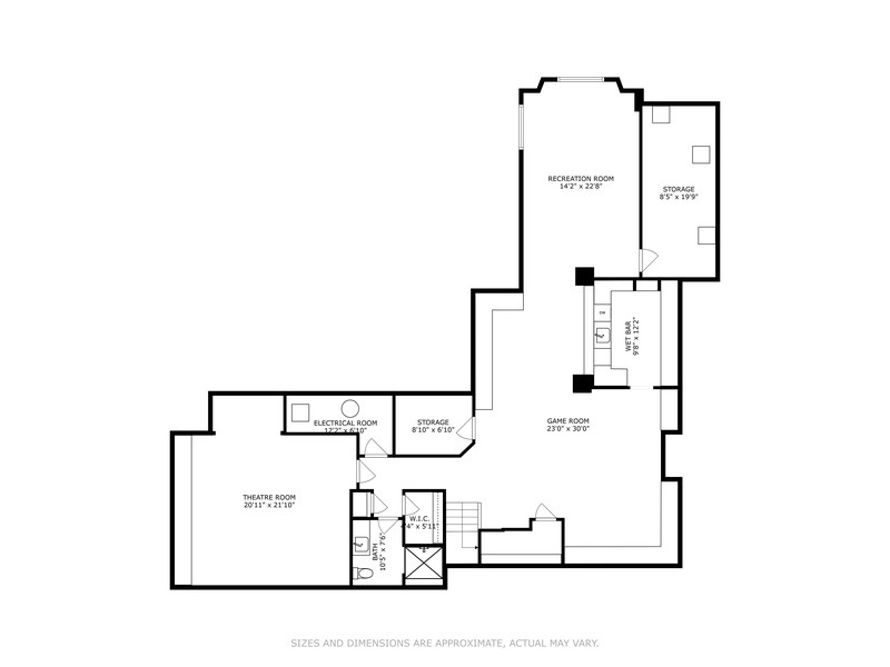 927 Cleveland Road Hinsdale, IL 60521 - Photo 46 of 46 a picture of a floor plan