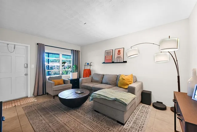 a view of a living room