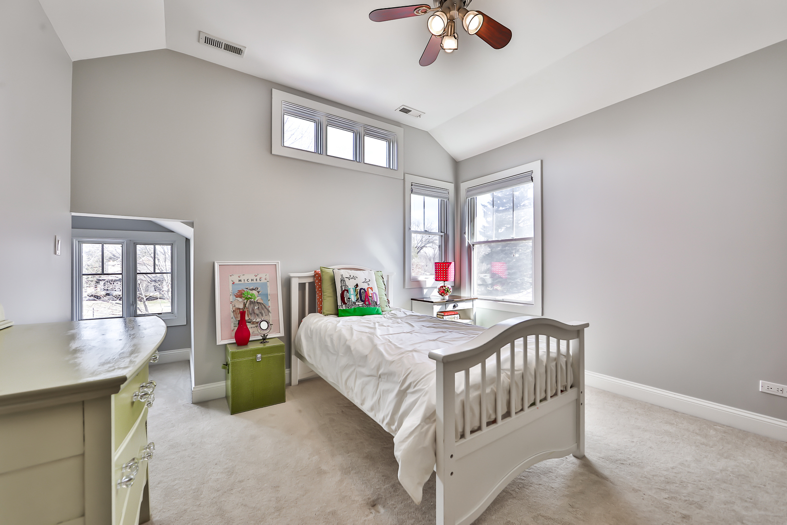 117 Southcote Road Riverside, IL 60546 - Photo 24 of 39 a bedroom with a bed and windows