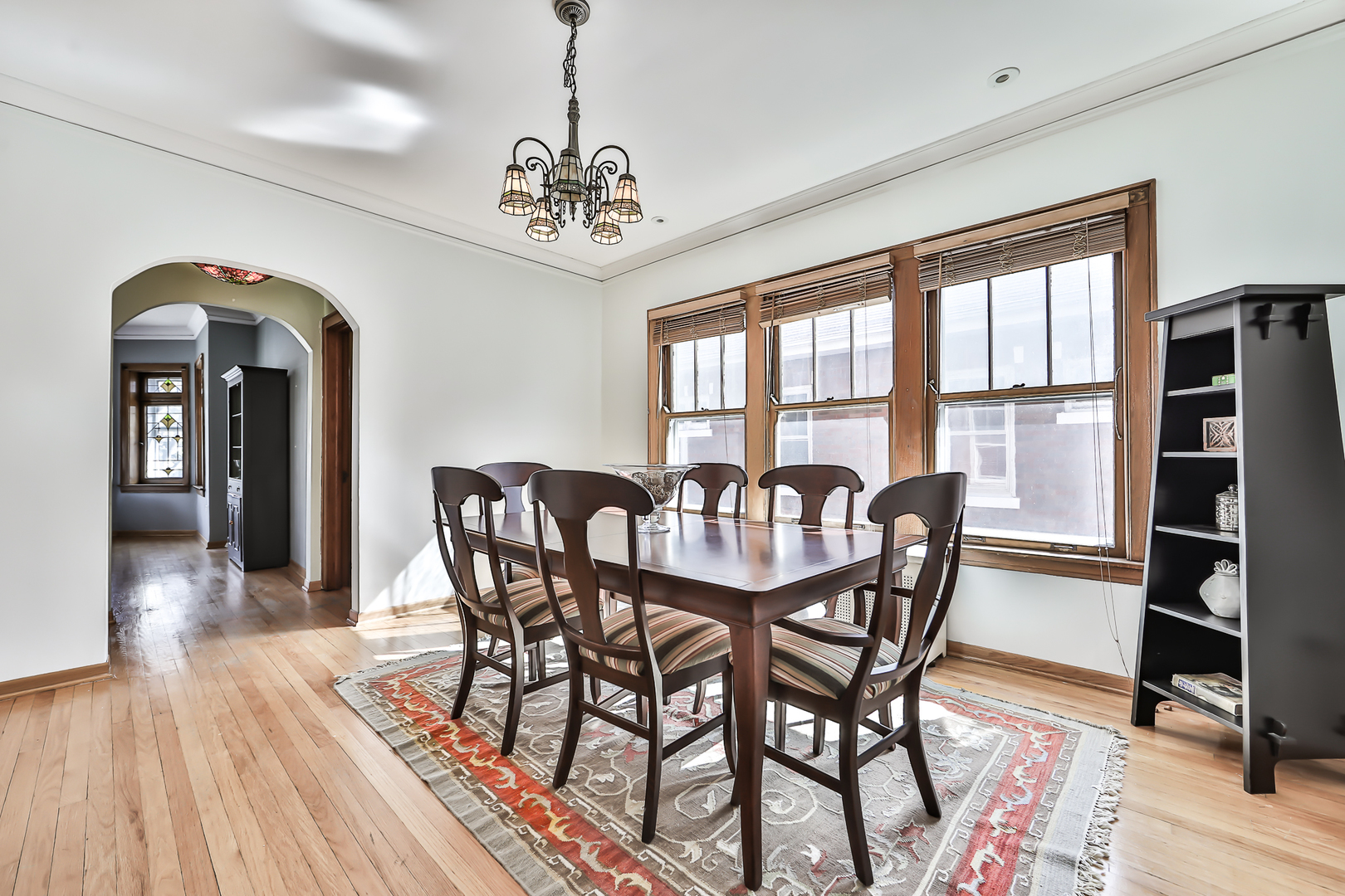 117 Southcote Road Riverside, IL 60546 - Photo 5 of 39 a view of a dining room with furniture window and wooden floor