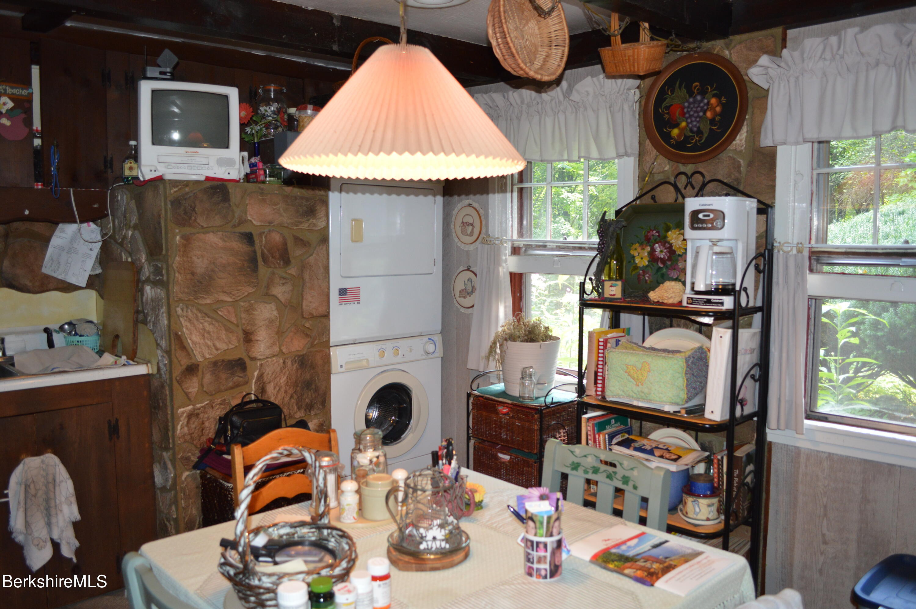 473 County Road Becket, MA 01223 - Photo 3 of 30 a living room with furniture and a fireplace