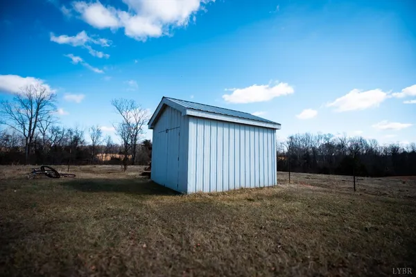 a view of city with the shops and fruits market