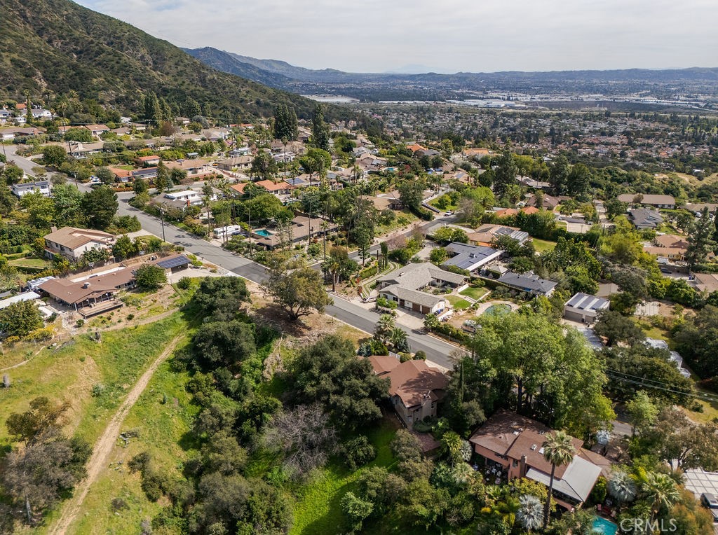 235 Spinks Canyon Road Duarte, CA 91010 - Photo 49 of 50 an aerial view of residential house with parking space