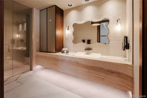 a view of swimming pool with lounge chair