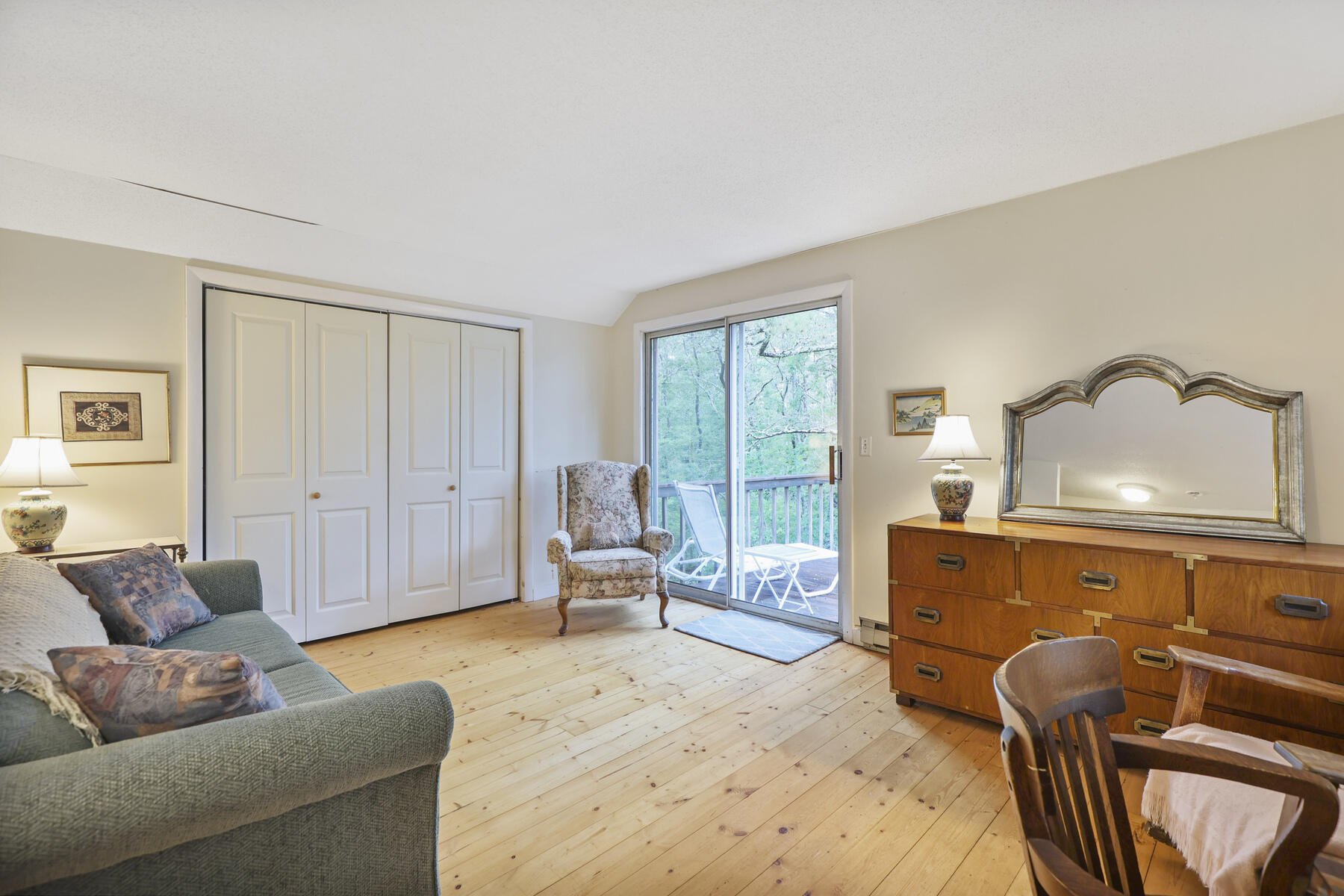 20 Pine Valley Road Wellfleet, MA 02667 - Photo 13 of 52 a living room with furniture a couch and large window