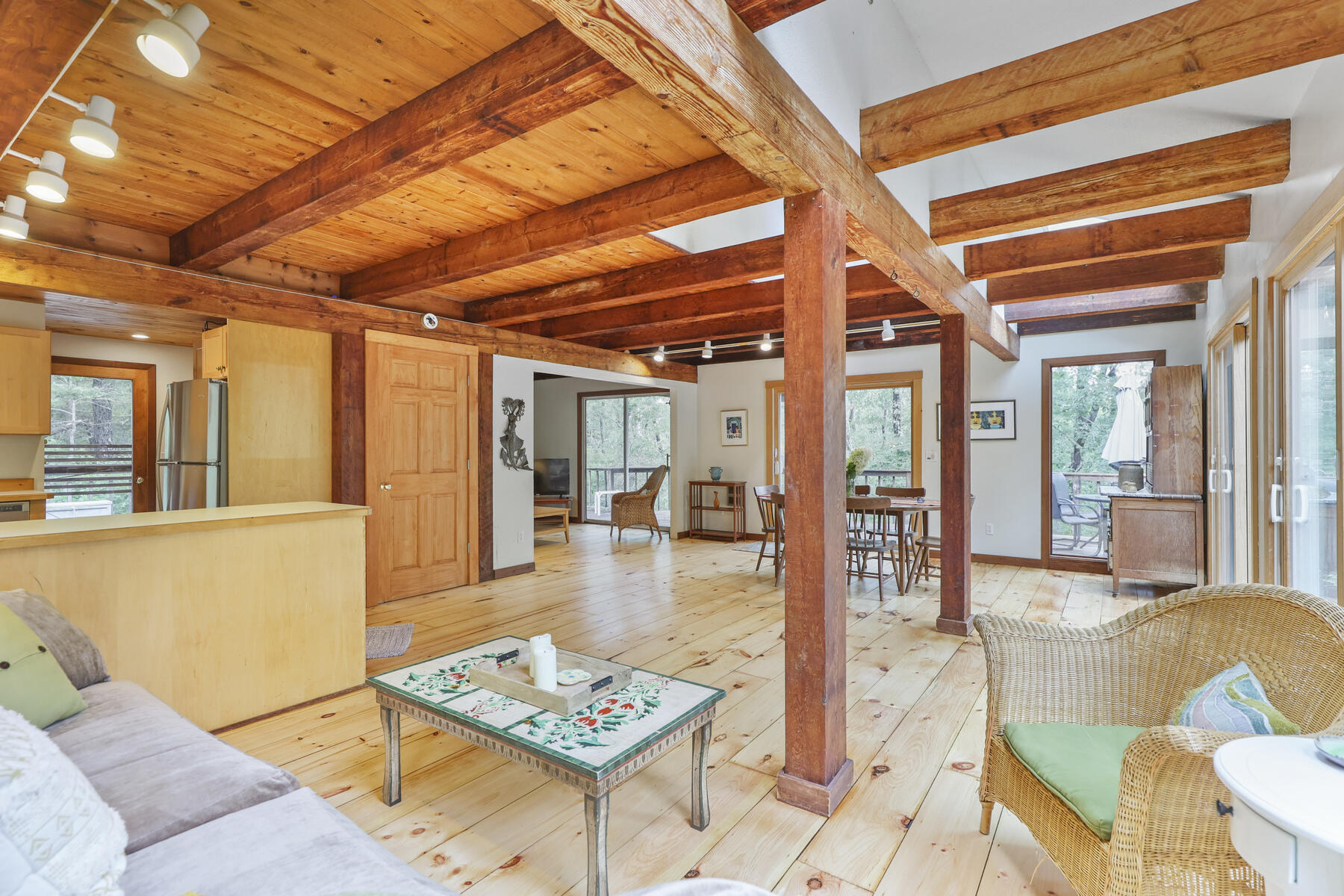 20 Pine Valley Road Wellfleet, MA 02667 - Photo 7 of 52 a living room with furniture and a table