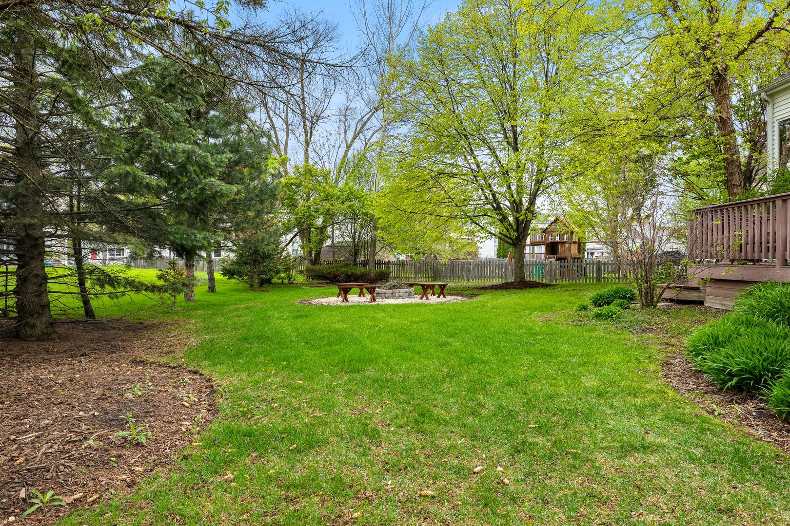 7781 Rippling Ridge Court Gurnee, IL 60031 - Photo 30 of 31 a view of a park with large trees