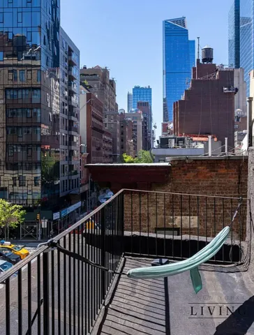 a view of city from balcony