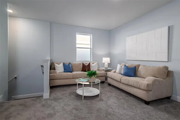 a bathroom with a double vanity sink and mirror