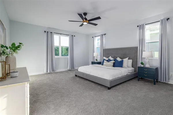 a view of a back yard from a room