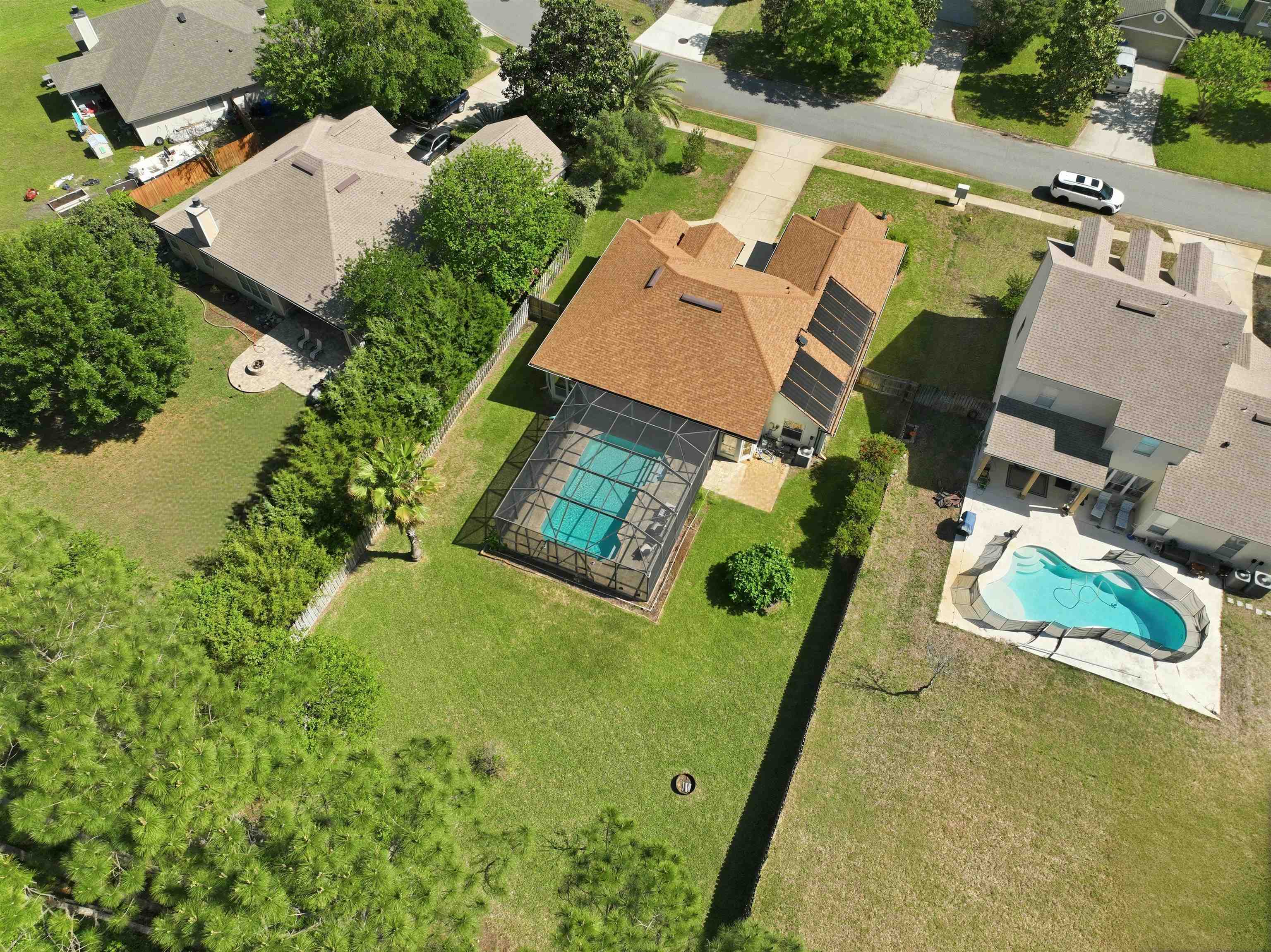 273 Whisper Ridge Drive St. Augustine, FL 32092 - Photo 7 of 44 Aerial perspective of suburban area with a pool area