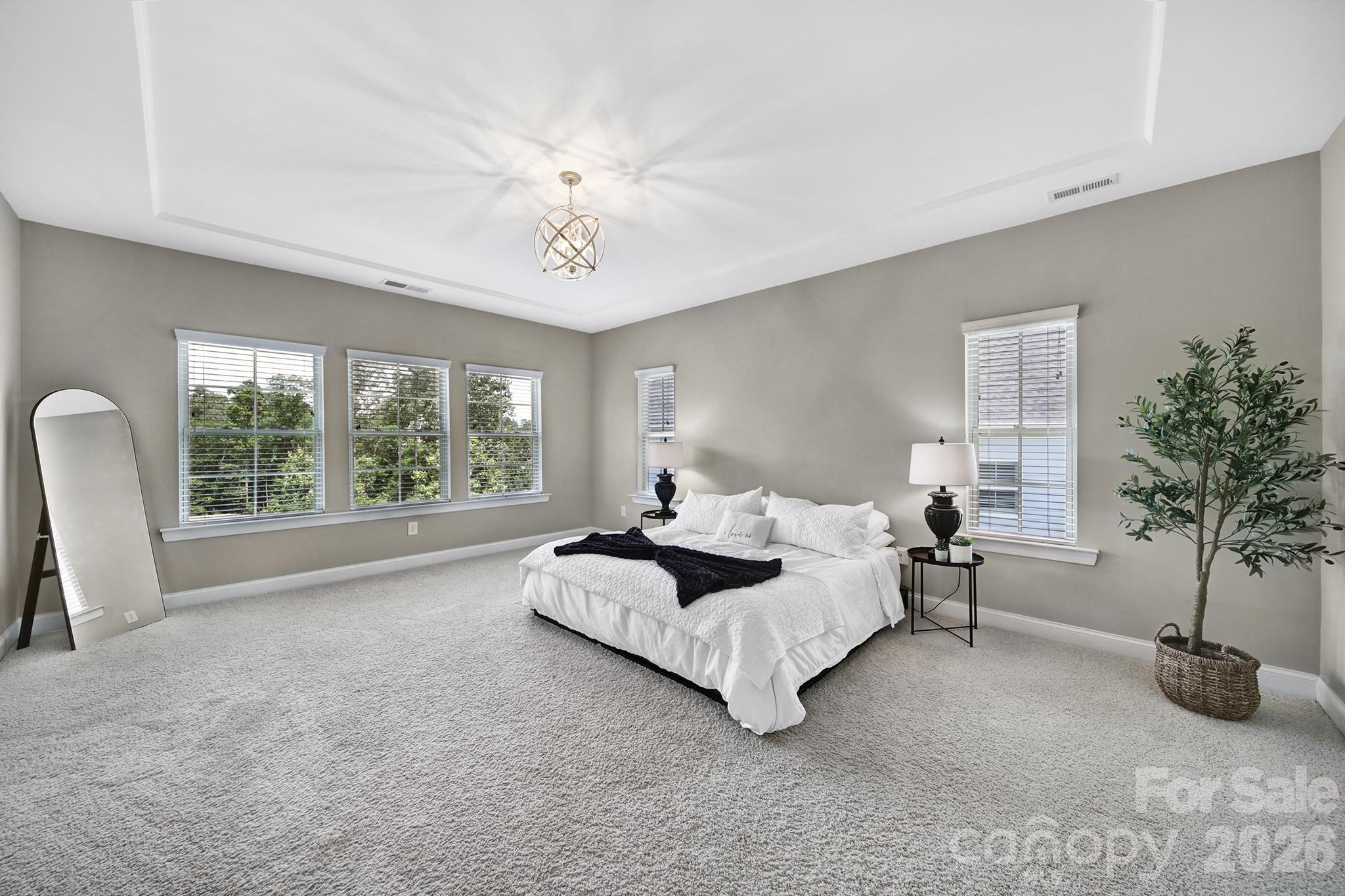 1001 Emory Lane Fort Mill, SC 29708 - Photo 5 of 18 a spacious bedroom with a bed a couch and potted plant