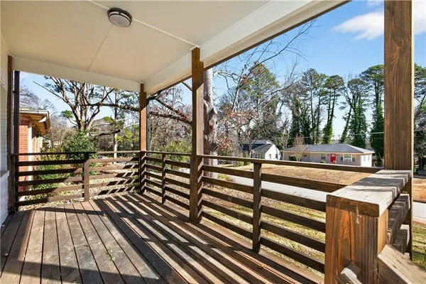 a view of outdoor space with seating area