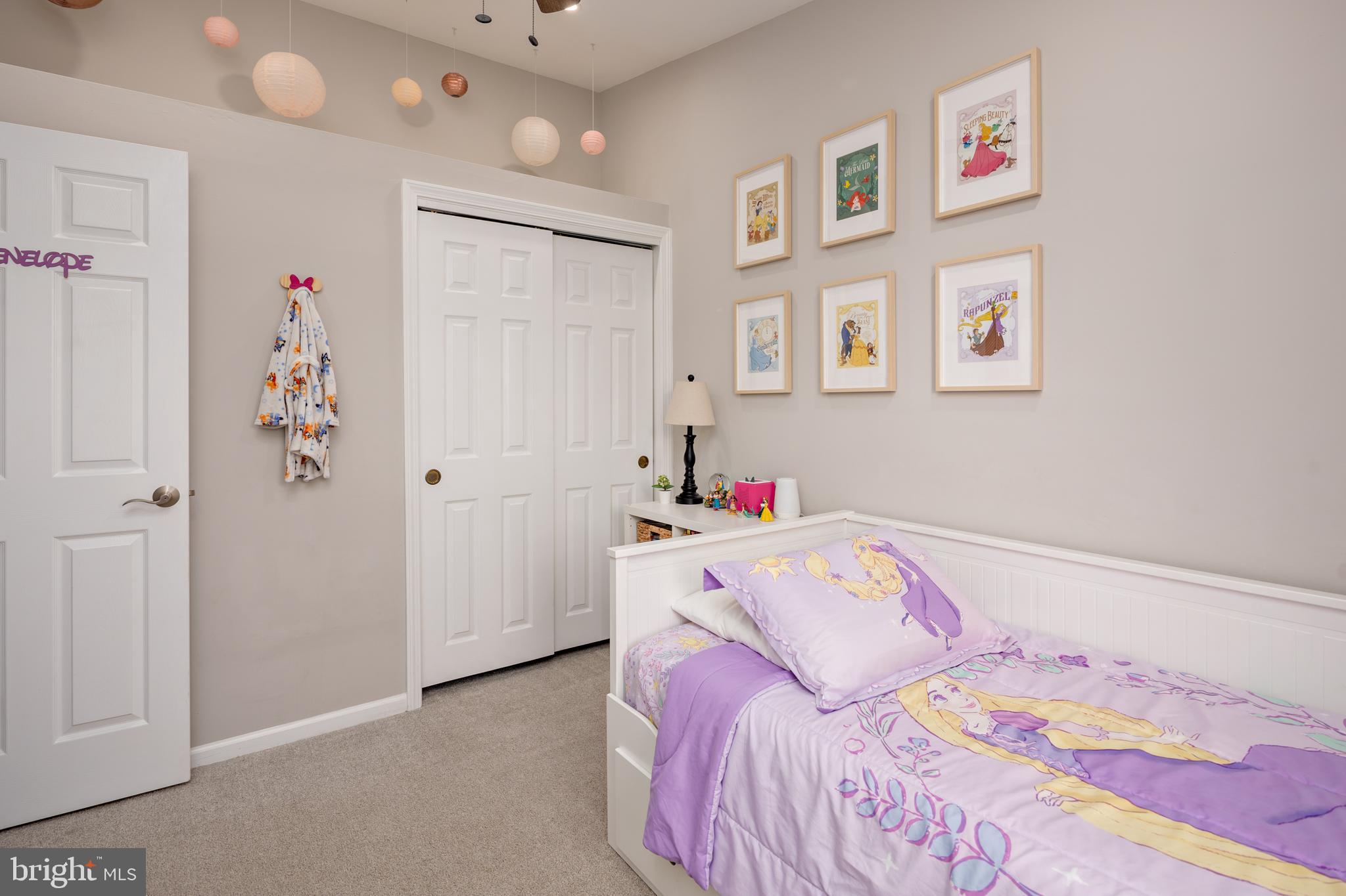 7213 Waterloo Pass Elkridge, MD 21075 - Photo 27 of 60 a bedroom with a bed and a cabinets