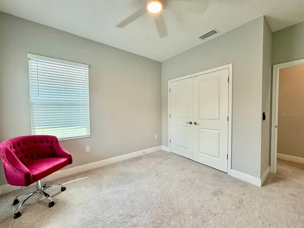 a workspace with a window