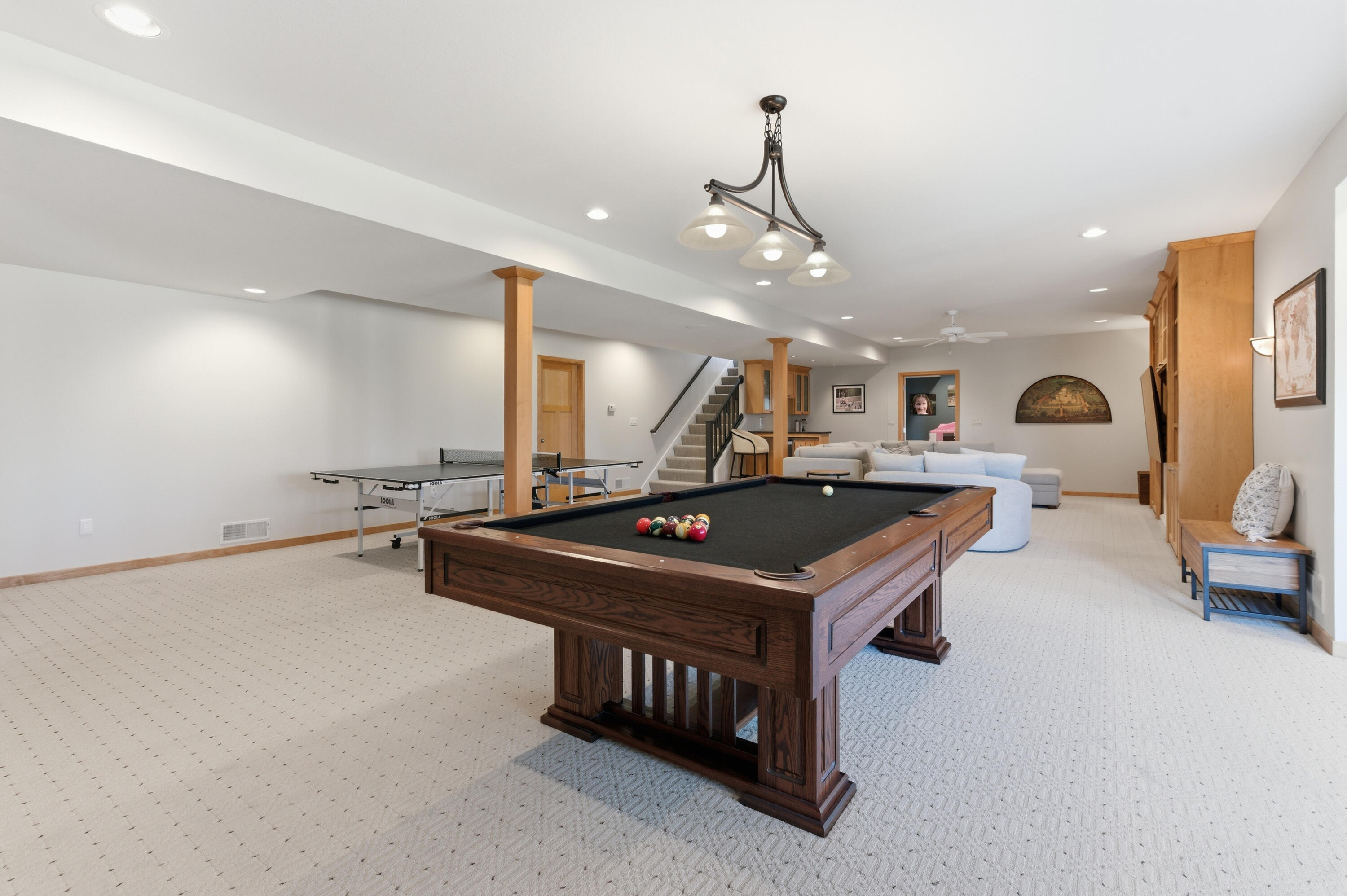 111 Legend Way Wales, WI 53183 - Photo 17 of 72 Lower Level Family Room