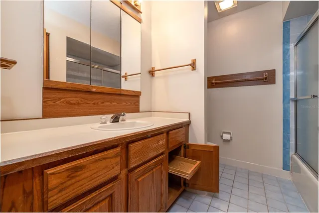 a bathroom with a sink and a toilet