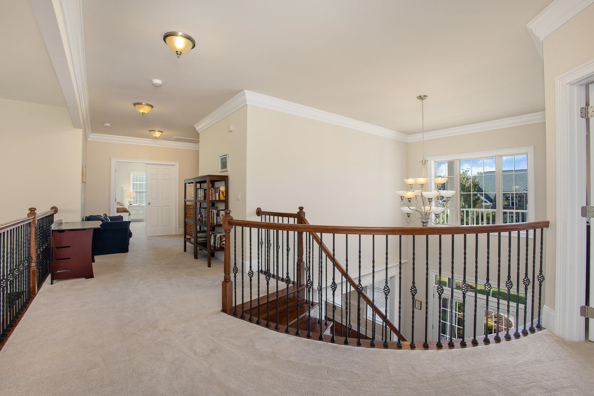 610 Swift Creek Crossing Durham, NC 27713 - Photo 25 of 48 a view of hallway with livingroom