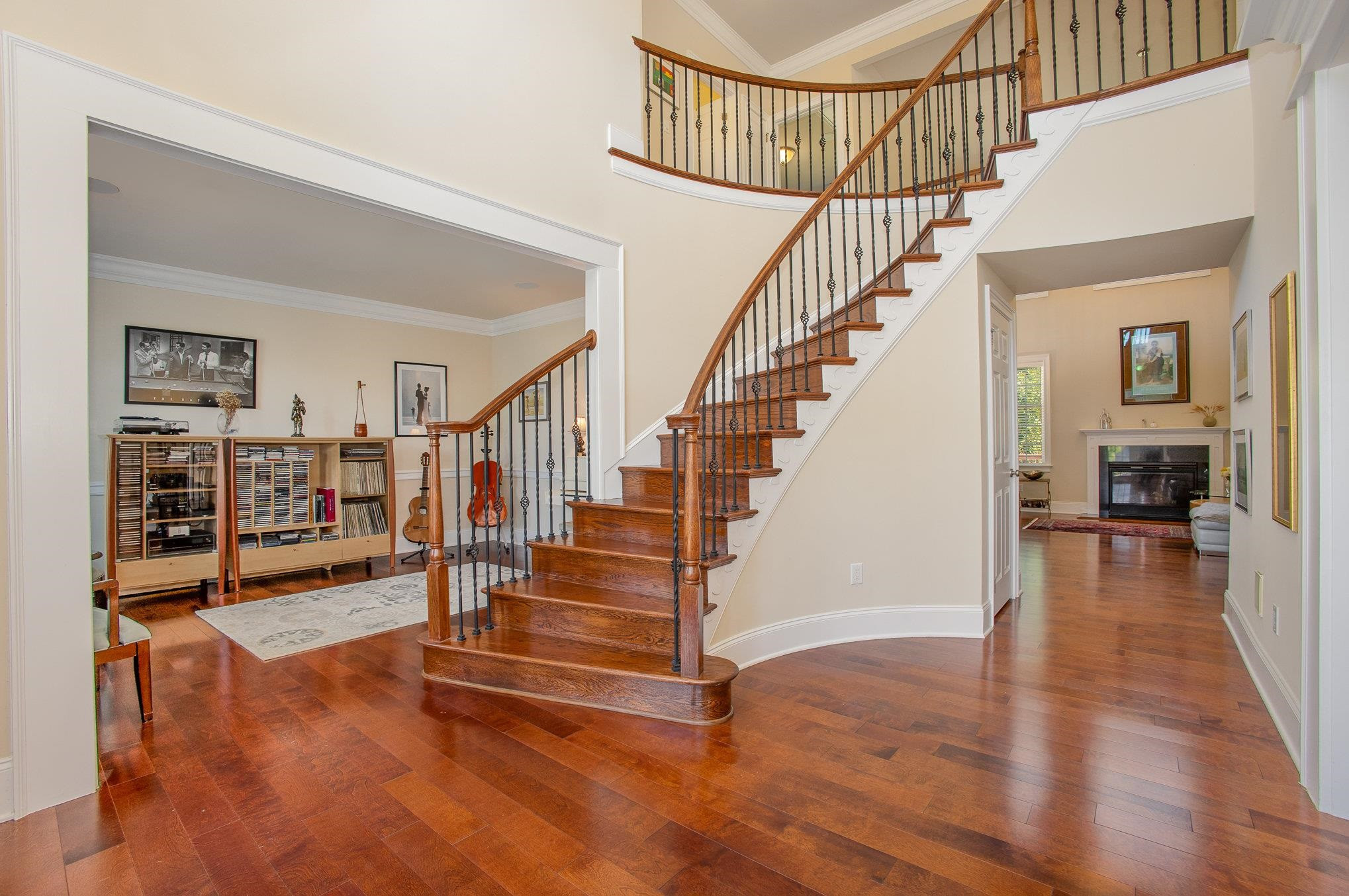 610 Swift Creek Crossing Durham, NC 27713 - Photo 8 of 48 a view of entryway and hall with wooden floor