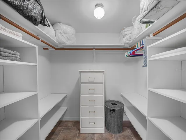 a view of walk in closet