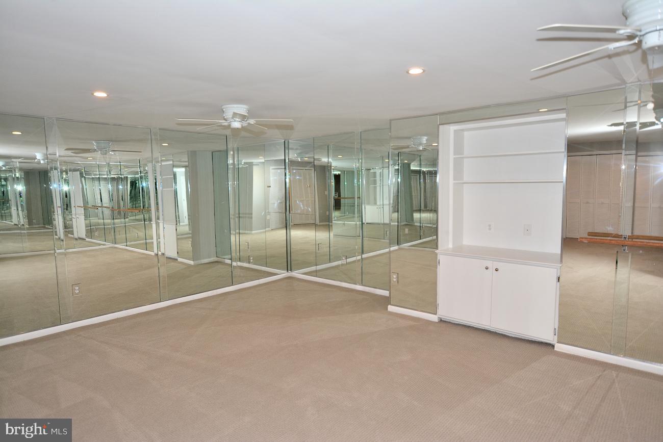1548 Hampton Hill Circle McLean, VA 22101 - Photo 33 of 39 Sub-level w/WALLS of mirrors, great exercise rm