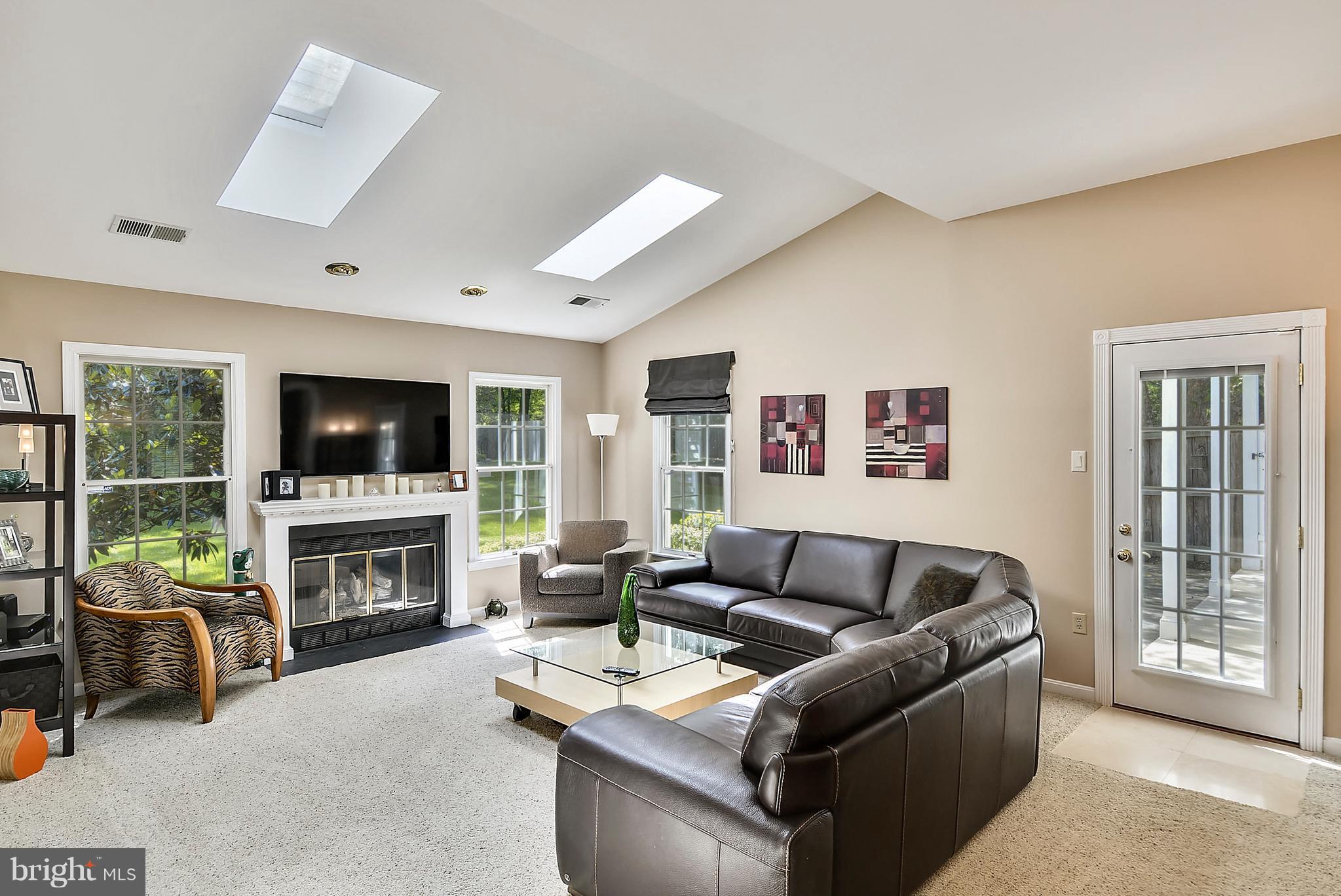 14628 Jaystone Drive Silver Spring, MD 20905 - Photo 13 of 30 Family room w/ gas FP & skylights