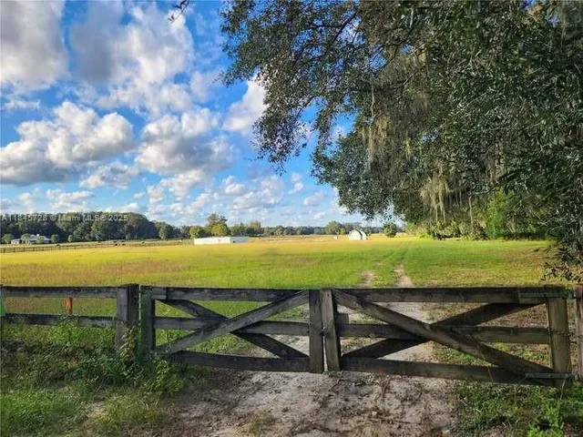 a view of an outdoor space and seating area