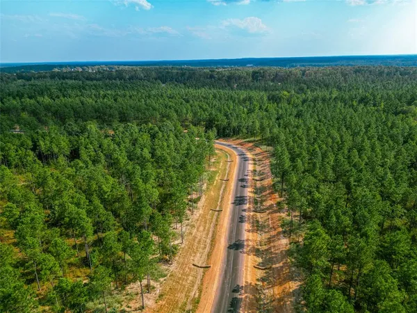 a view of lake with green space