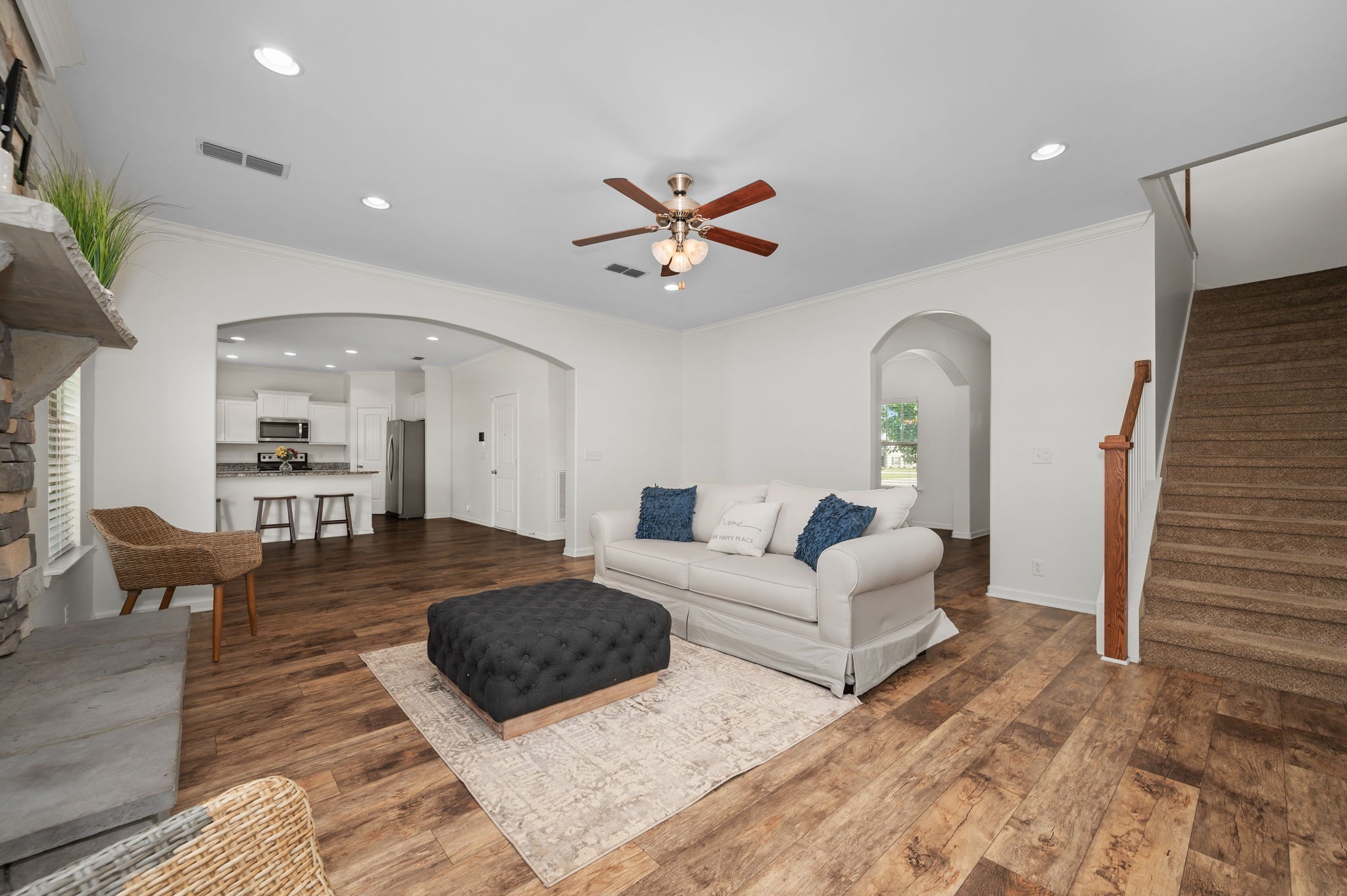 1113 Dunkirk Lane Murfreesboro, TN 37129 - Photo 8 of 31 a living room with furniture and wooden floor