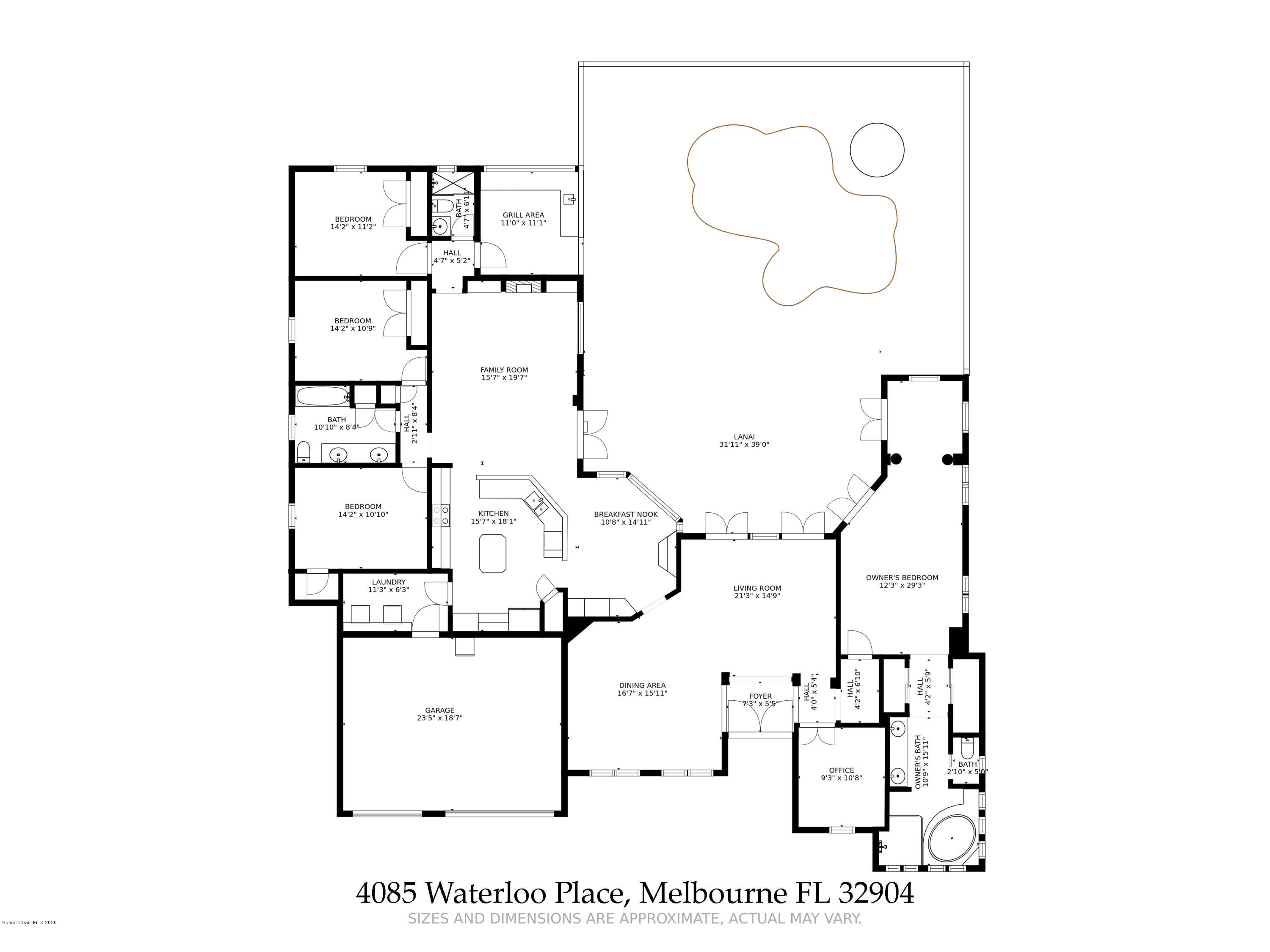 4085 Waterloo Place Melbourne, FL 32940 - Photo 35 of 35 4085 Waterloo Pl, Melbourne FL 32904 - F
