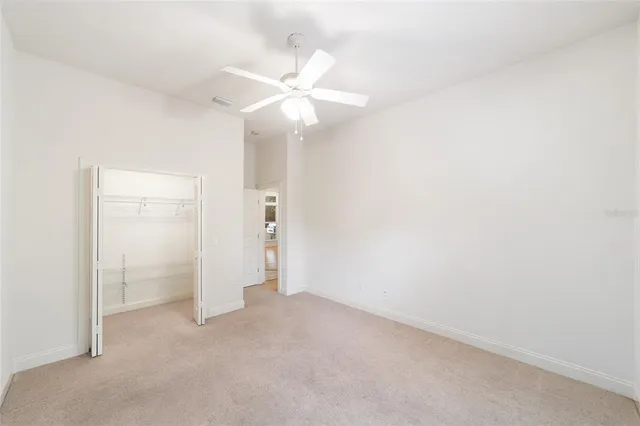 a living room with a large window