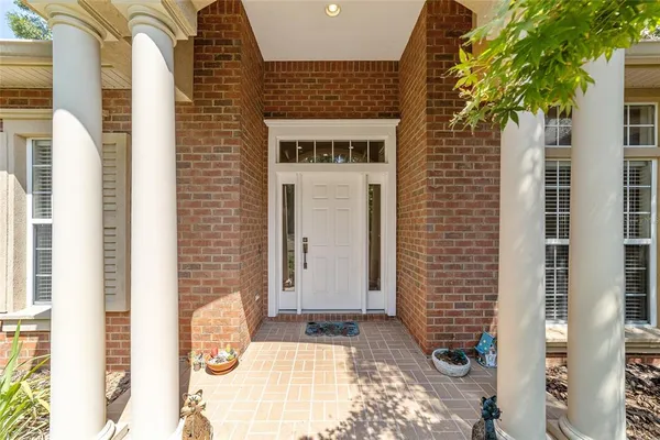 a view of livingroom with wooden floor