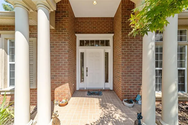 a view of livingroom with wooden floor