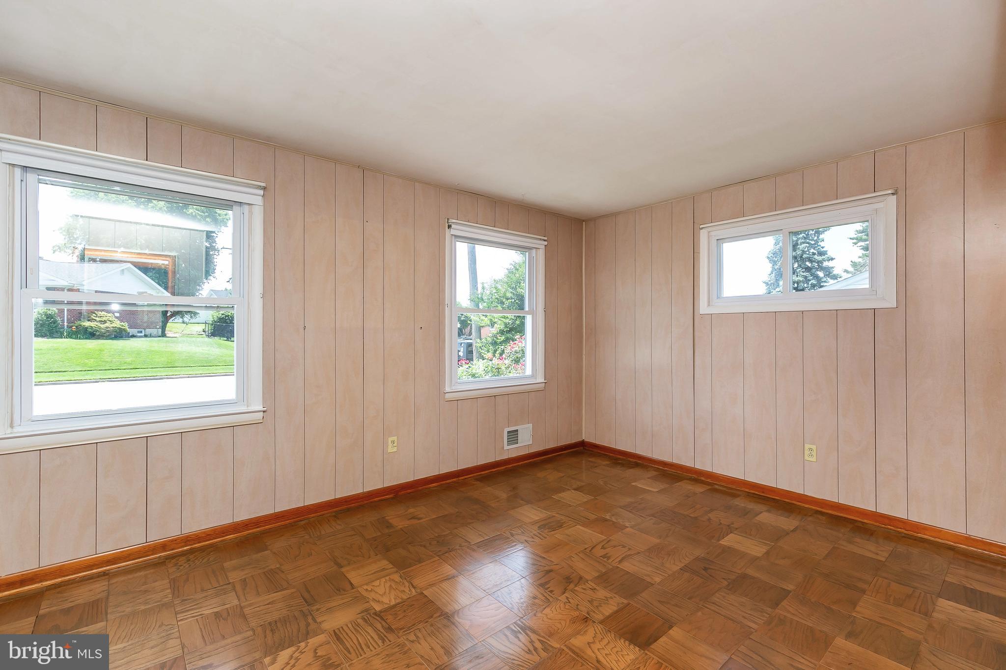 2314 Cider Mill Road Baltimore, MD 21234 - Photo 15 of 32 Light Filled Bedroom 2 with Parquet Floors
