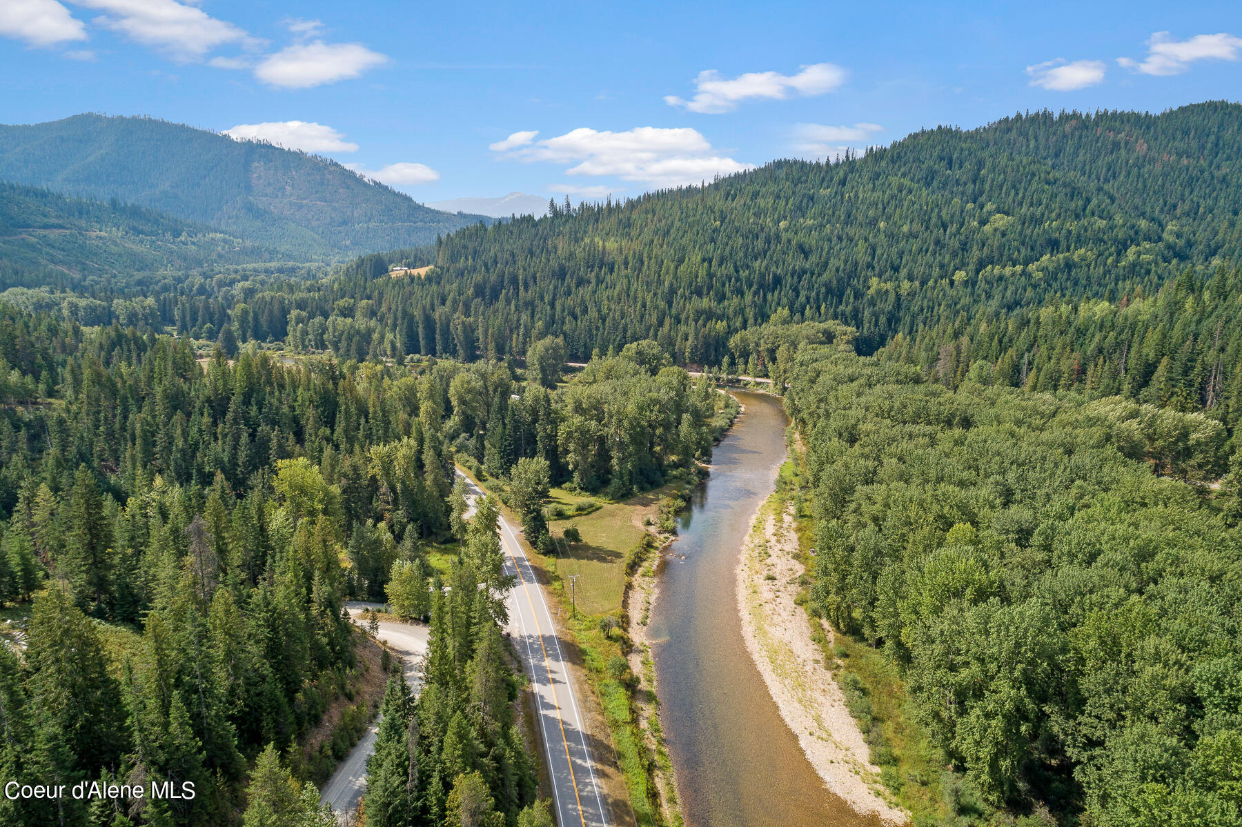 9076 Coeur D'Alene River Road Kingston, ID 83839 - Photo 23 of 32 Aerial_9076CoeurdAleneRiverRd-8